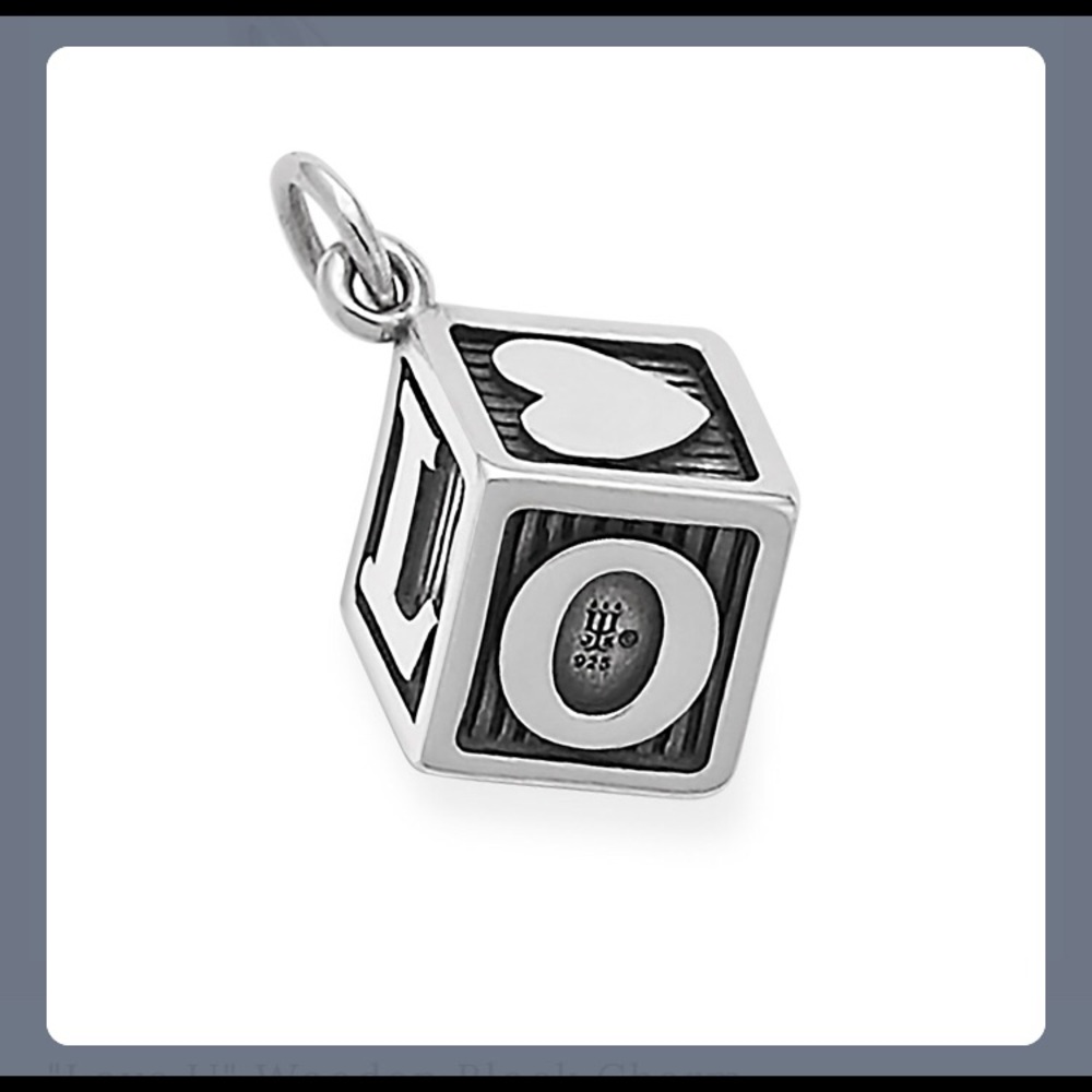 “Love U” Wooden Block Charm